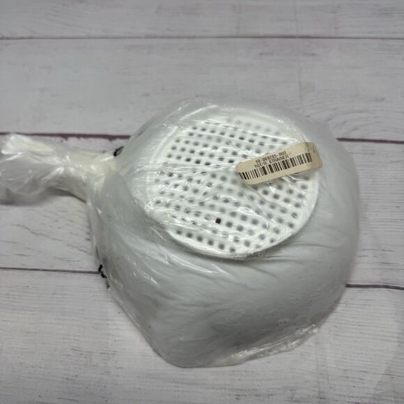 Vintage Tupperware Colander Small 1 Quart Strainer with Handle 1200 White - Picture 5 of 5